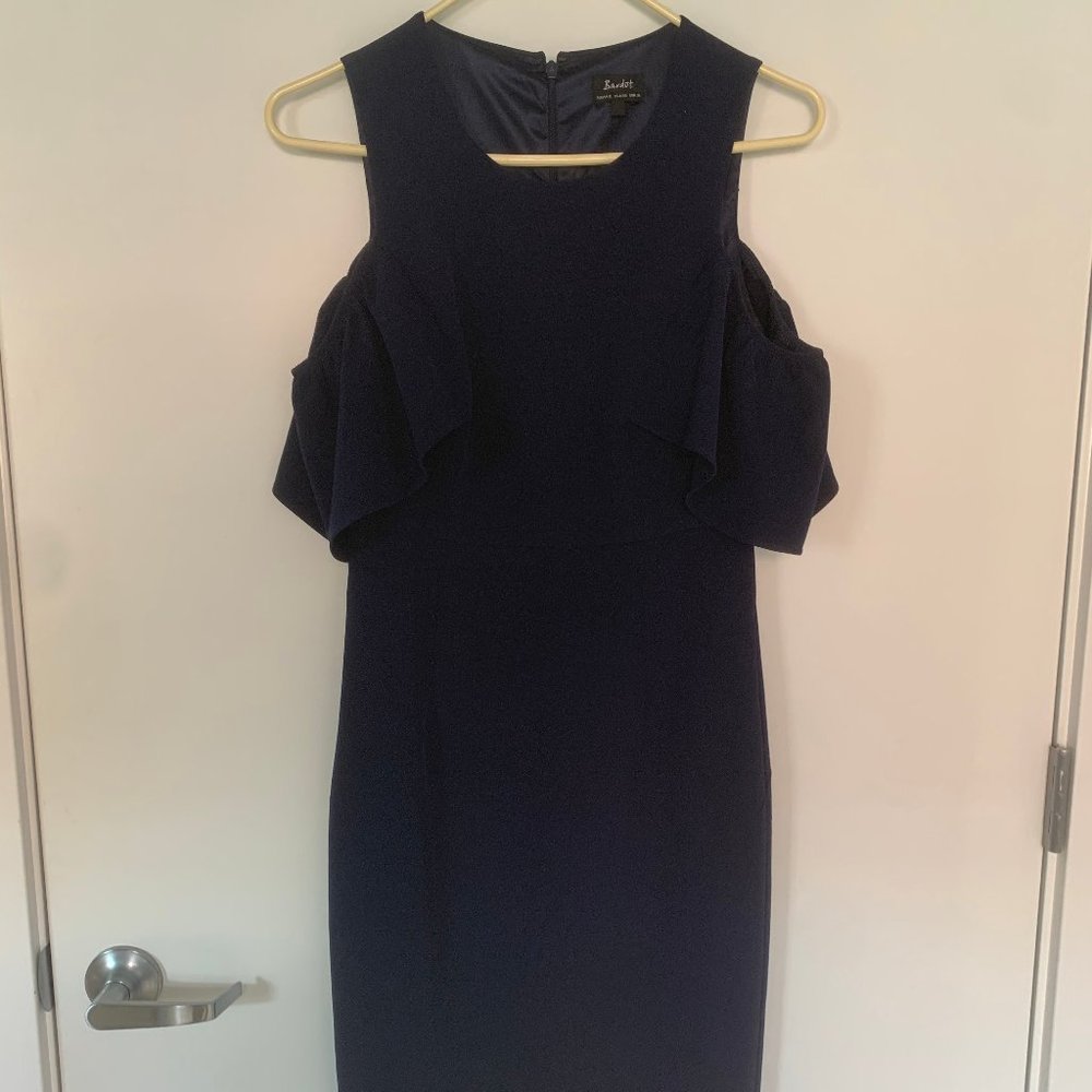 Navy Should Cutout Dress